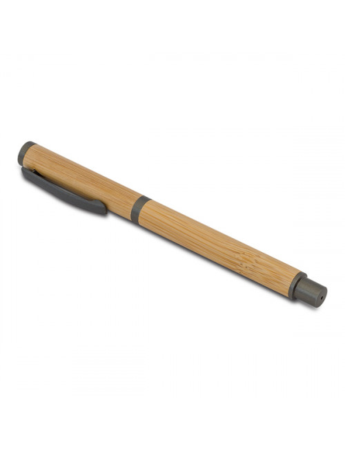 Bambusowy długopis w pudełku Machino, beżowy