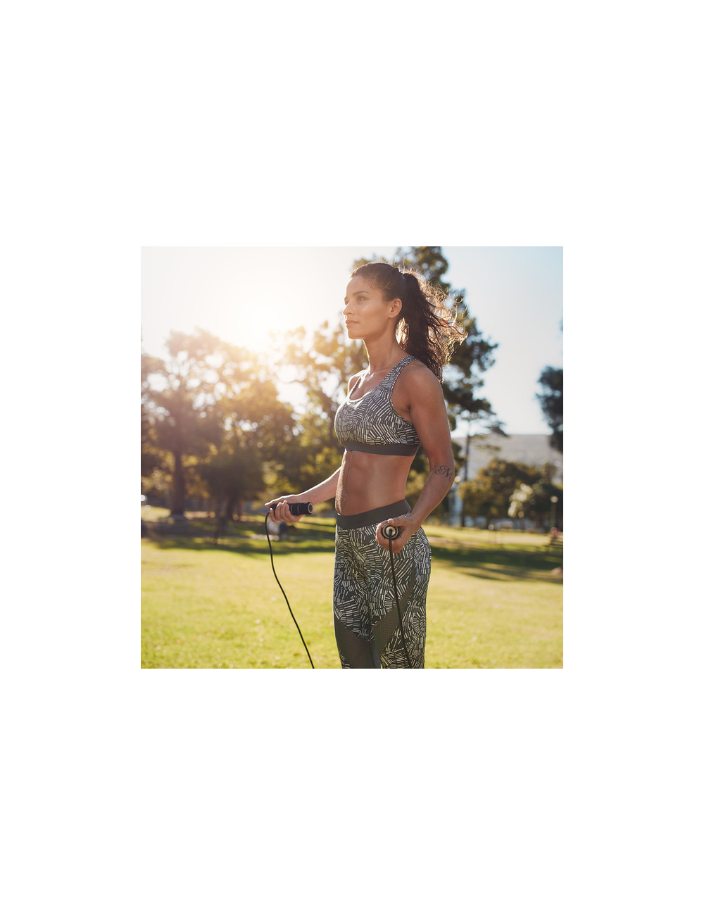 Zestaw do fitness Action, czarny 