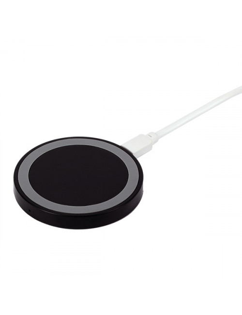 Zestaw ładowarka indukcyjna z adapterem, czarny