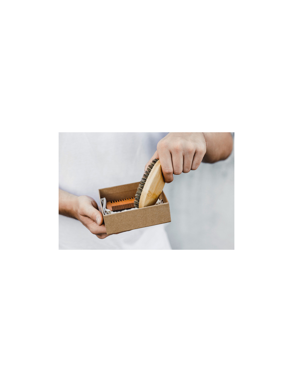 Macho zestaw do pielęgnacji, brązowy 