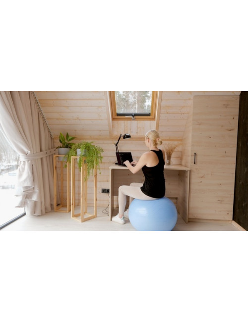 Piłka do ćwiczeń Fitball, niebieski