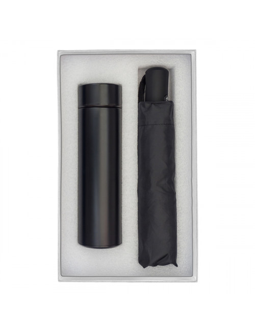 Zestaw upominkowy kubek termiczny z parasolem Monaco, mix