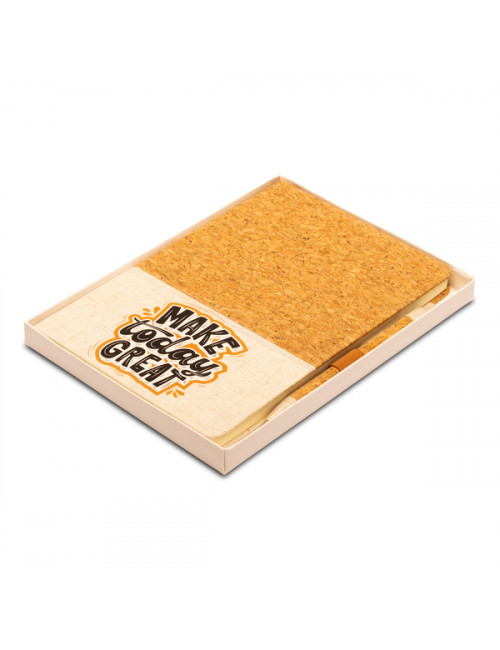 Zestaw z notesem Tossa, beżowy 