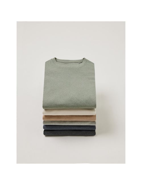 Koszulka z niebarwionej bawełny z recyklingu Iqoniq Manuel