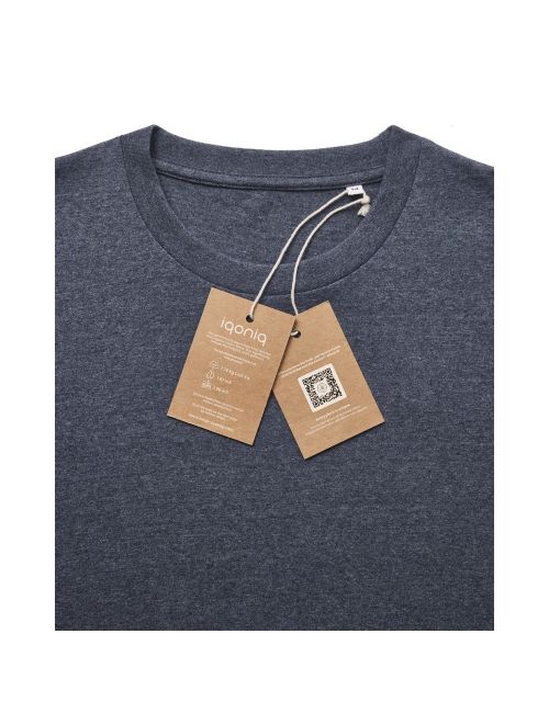 Koszulka z niebarwionej bawełny z recyklingu Iqoniq Manuel