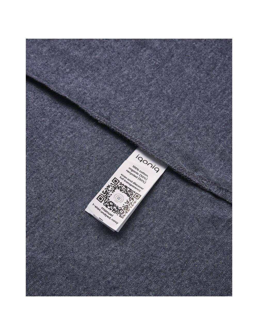 Koszulka z niebarwionej bawełny z recyklingu...