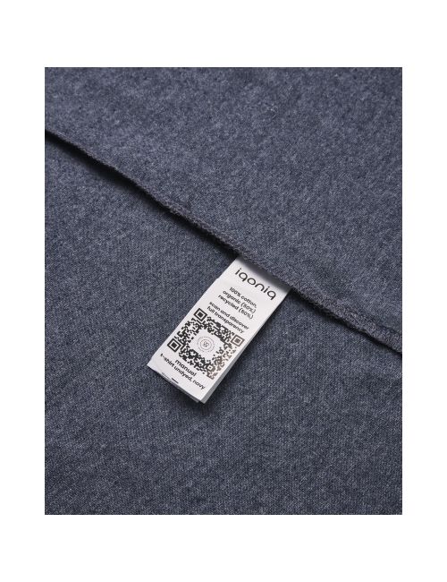 Koszulka z niebarwionej bawełny z recyklingu Iqoniq Manuel