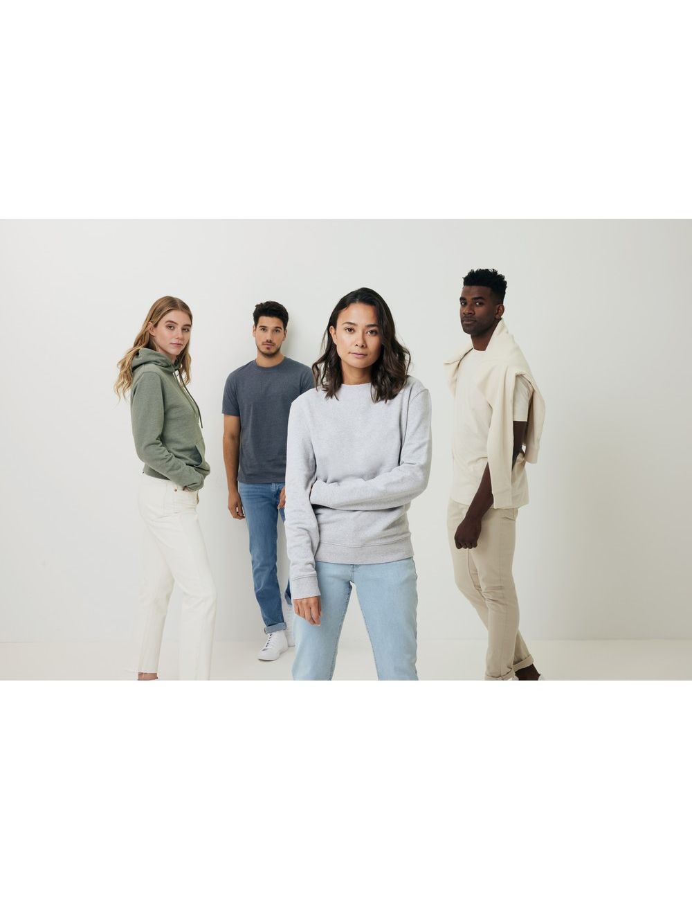 Koszulka z niebarwionej bawełny z recyklingu...