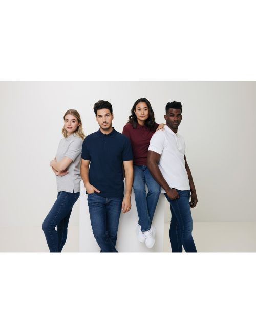 Koszulka polo z bawełny z recyklingu Iqoniq Yosemite