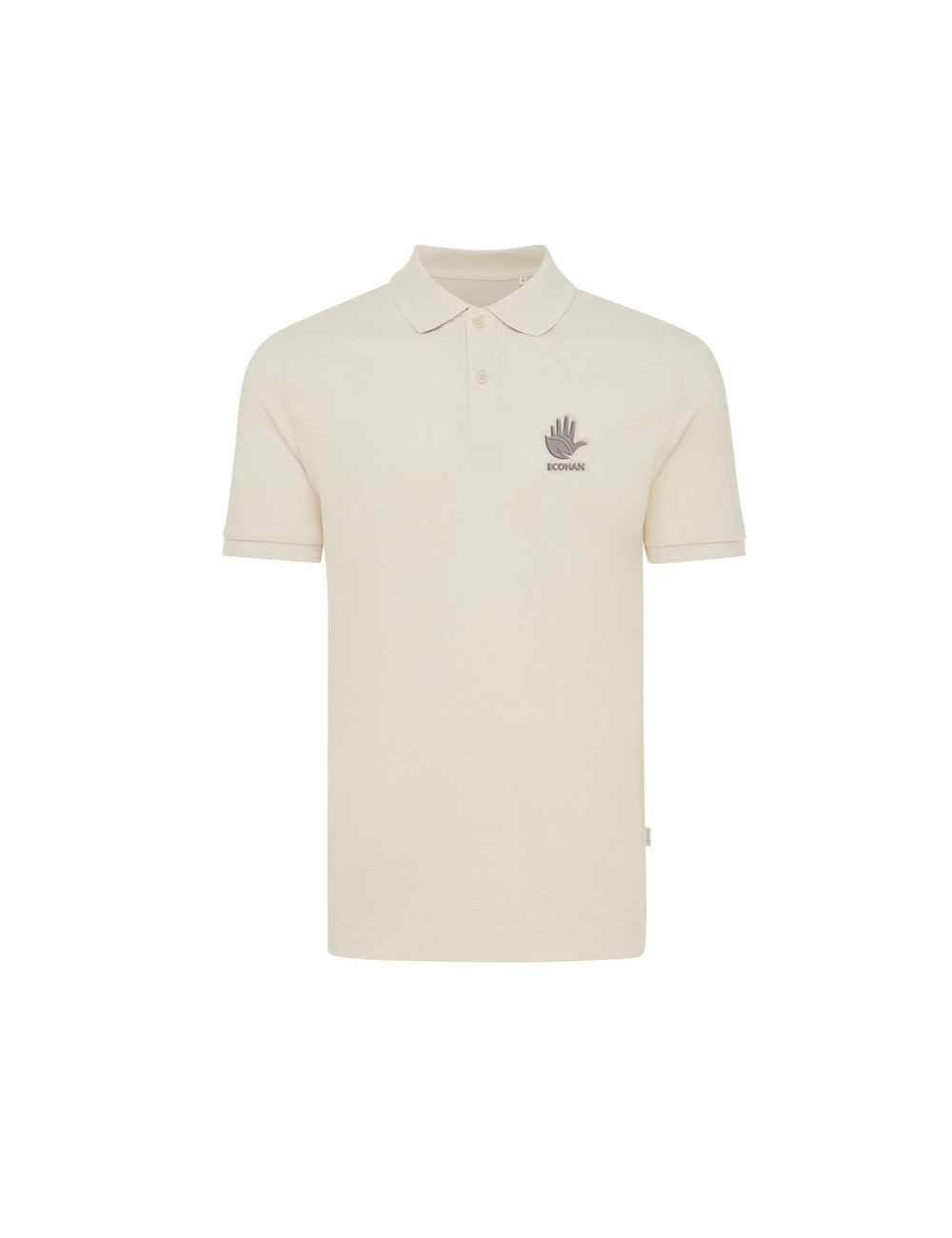 Koszulka polo z bawełny z recyklingu Iqoniq...