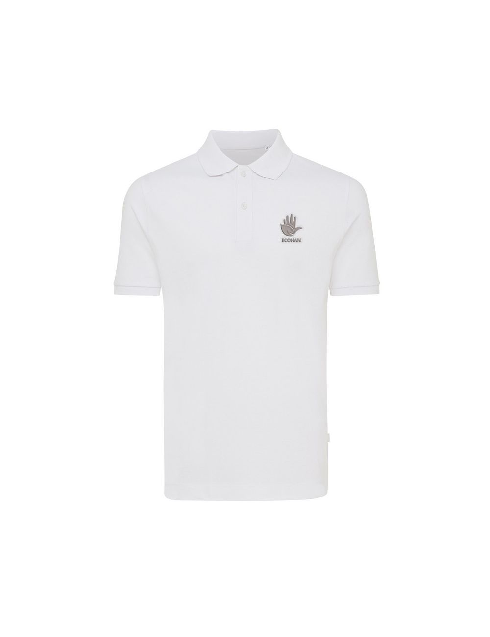 Koszulka polo z bawełny z recyklingu Iqoniq...