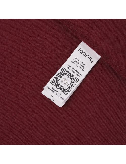 Koszulka polo z bawełny z recyklingu Iqoniq Yosemite