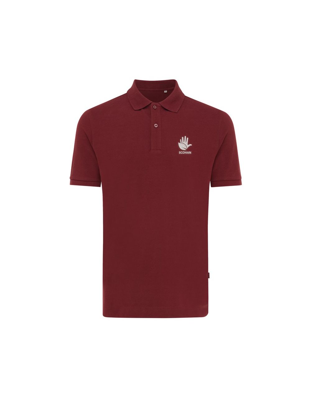 Koszulka polo z bawełny z recyklingu Iqoniq...