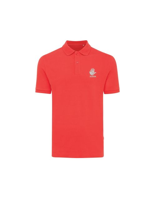 Koszulka polo z bawełny z recyklingu Iqoniq Yosemite