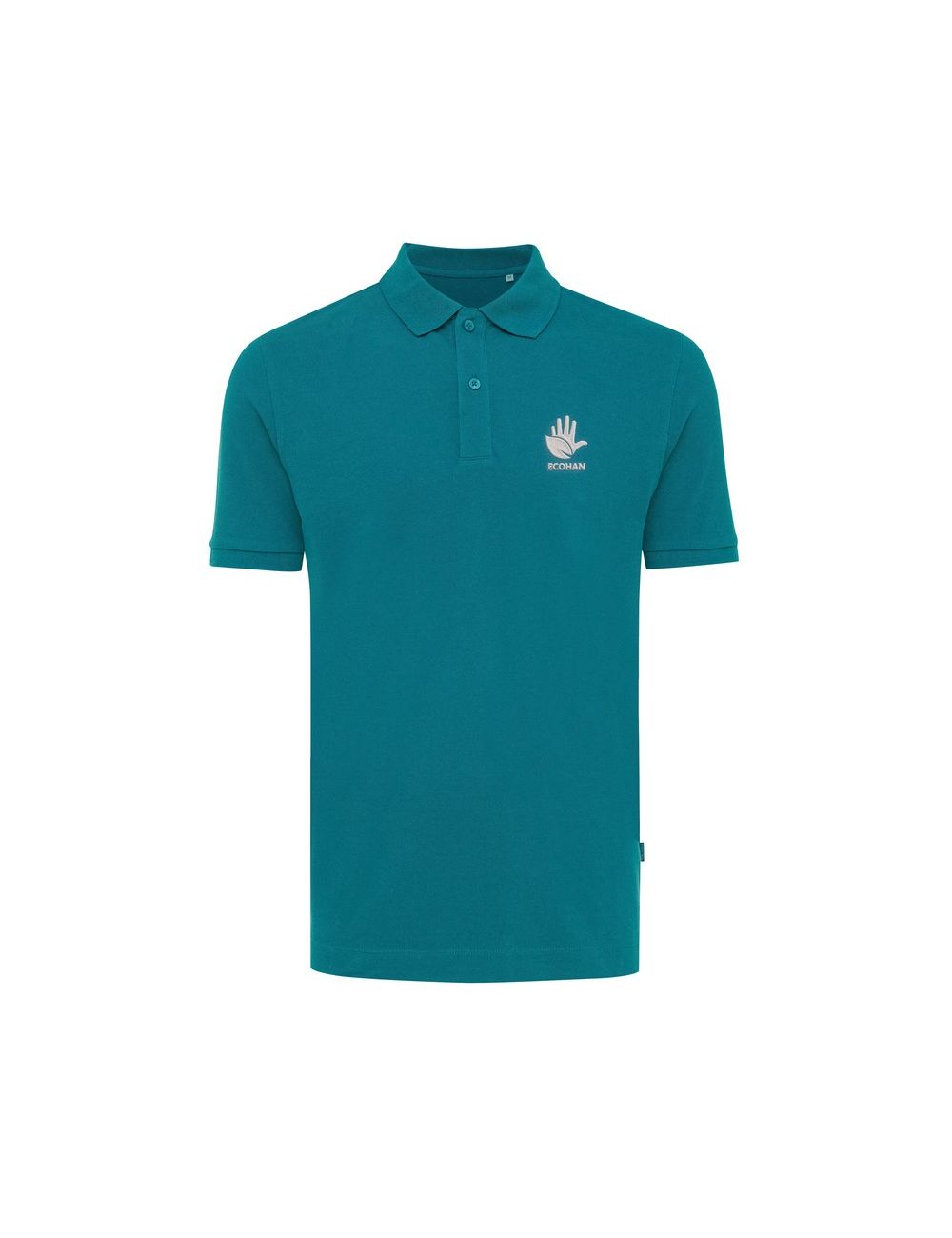 Koszulka polo z bawełny z recyklingu Iqoniq...