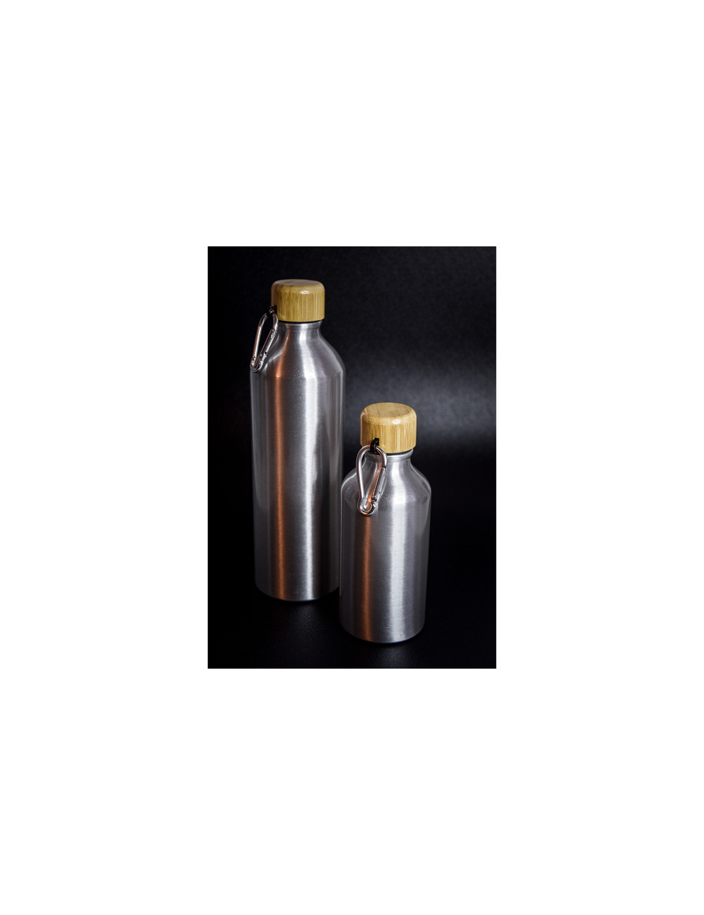 Butelka aluminiowa Luqa 800ml, srebrny