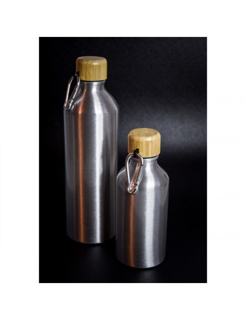 Butelka aluminiowa Luqa 800ml, srebrny