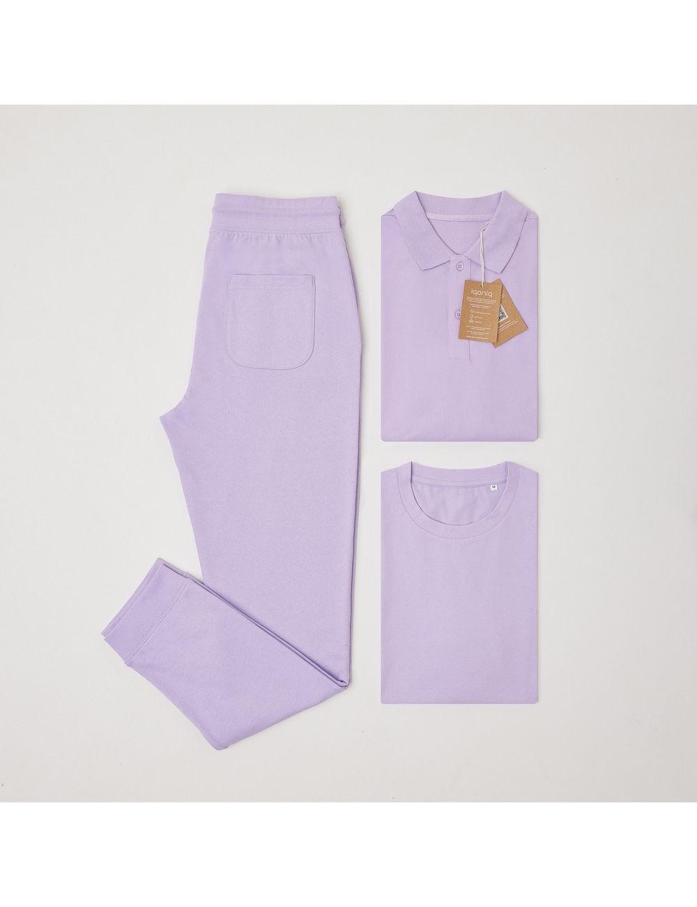 Koszulka polo z bawełny z recyklingu Iqoniq...