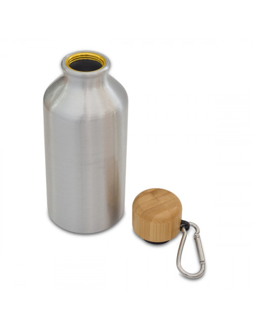 Butelka aluminiowa Isla 400ml, srebrny 