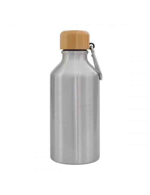 Butelka aluminiowa Isla 400ml, srebrny 