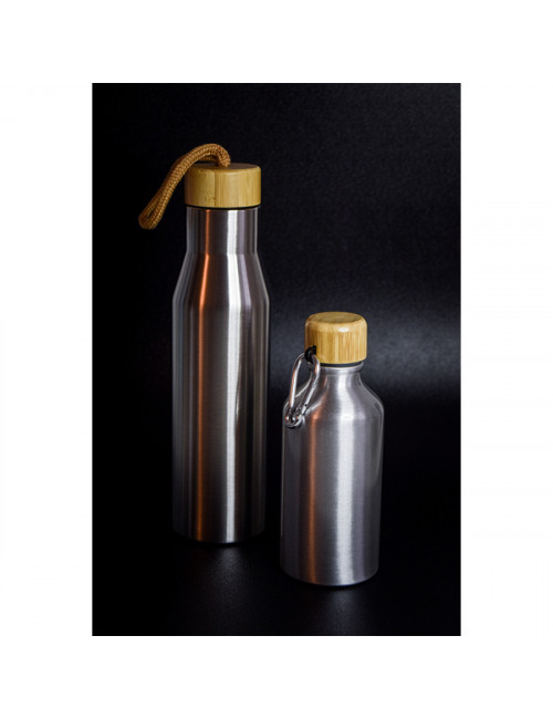 Butelka aluminiowa Isla 400ml, srebrny 