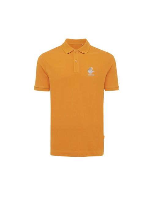 Koszulka polo z bawełny z recyklingu Iqoniq Yosemite