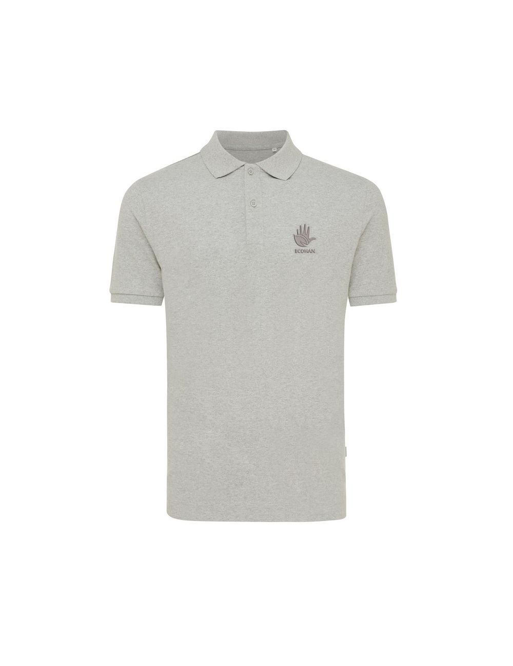 Koszulka polo z bawełny z recyklingu Iqoniq...