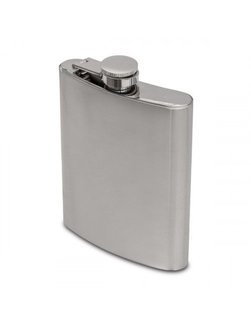 Zestaw z piersiówką Lucan, srebrny