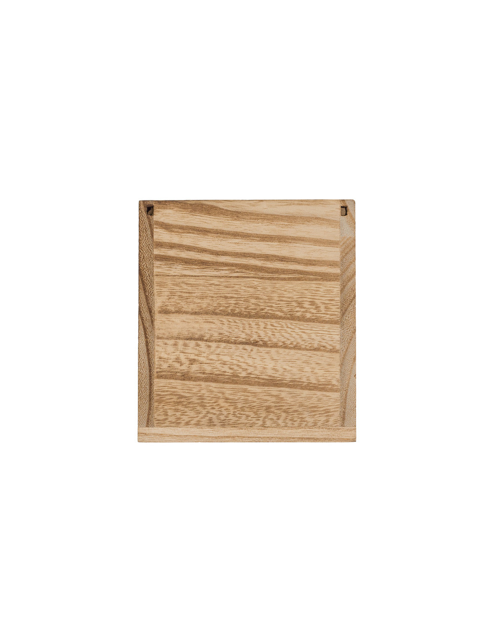 Świeca w drewnianym pudełku Silia, brązowy 