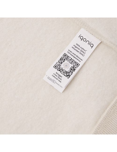 Luźna bluza z bawełny z recyklingu Iqoniq Kruger