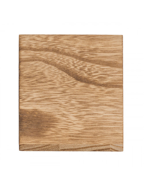 Świeca w drewnianym pudełku Silia, brązowy 