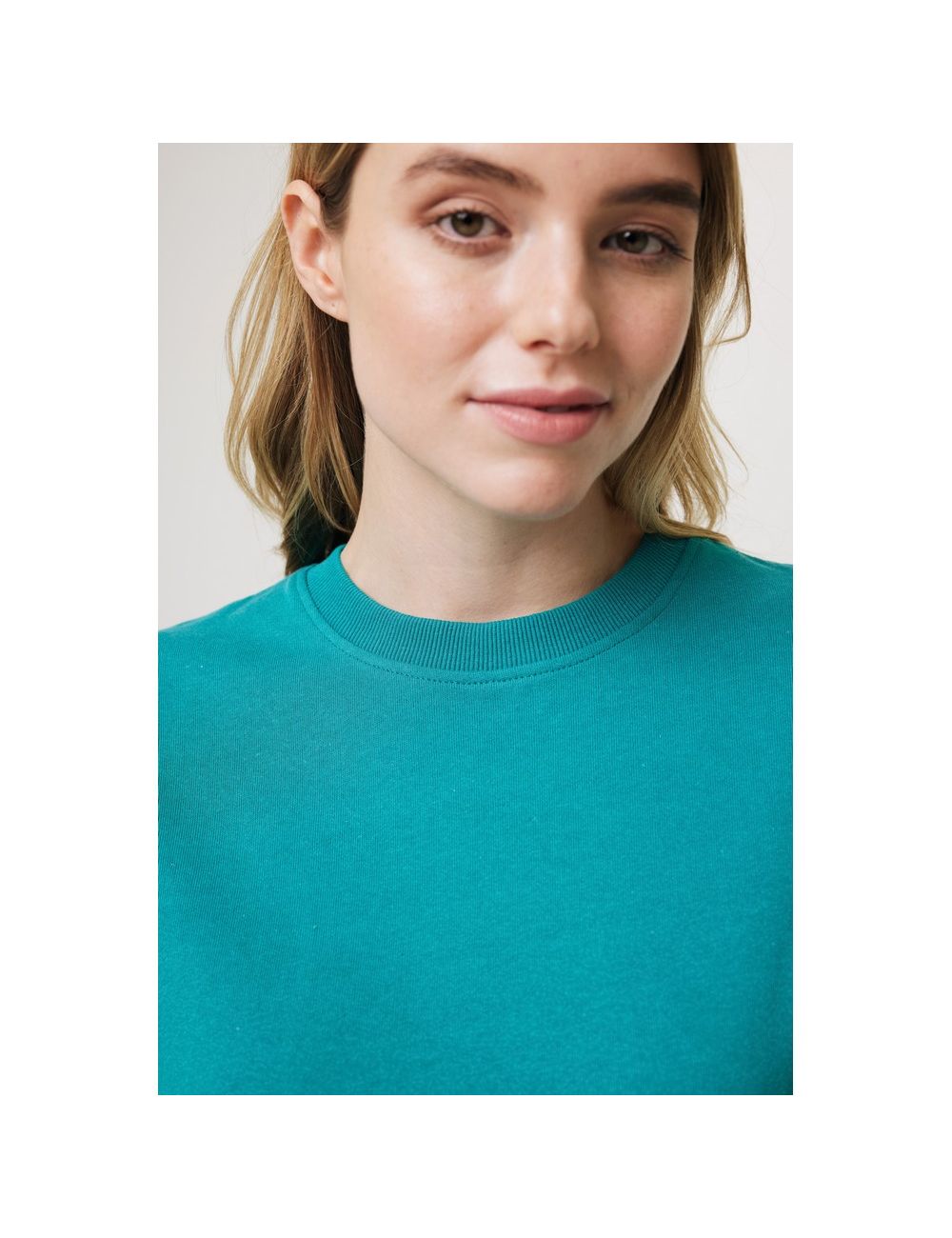 Luźna bluza z bawełny z recyklingu Iqoniq Kruger