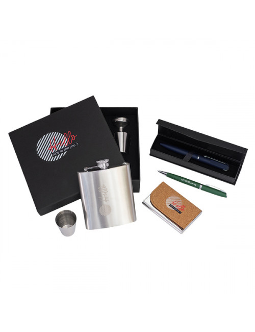 Długopis aluminiowy Trail, ciemnozielony 