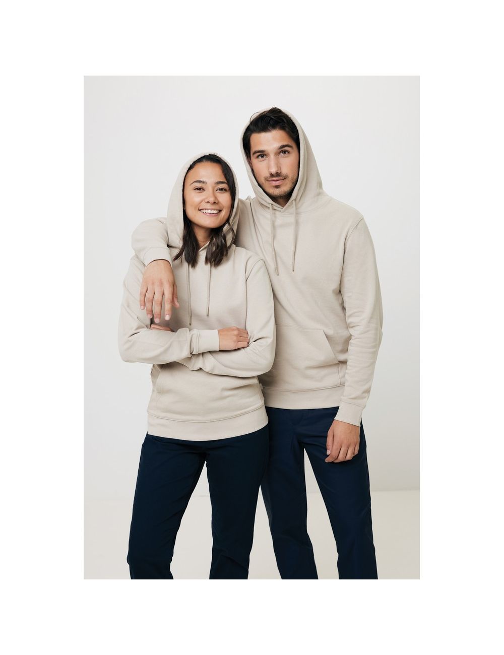 Bluza z kapturem z bawełny z recyklingu Iqoniq...