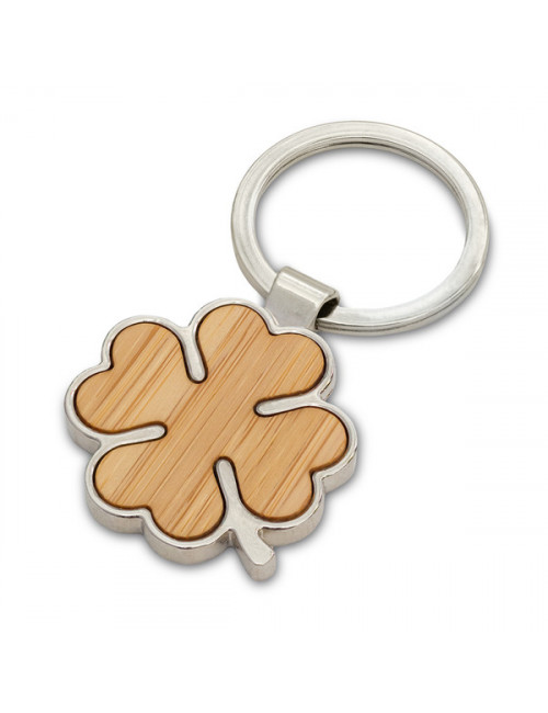 Brelok koniczyna Bray, brązowy