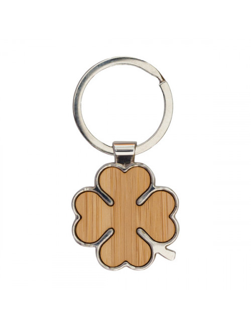 Brelok koniczyna Bray, brązowy