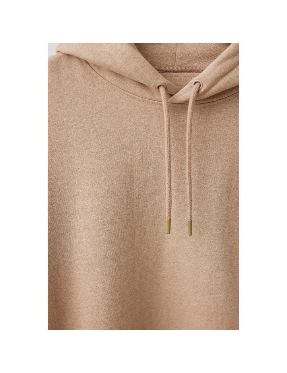 Bluza z kapturem z niebarwionej bawełny z...