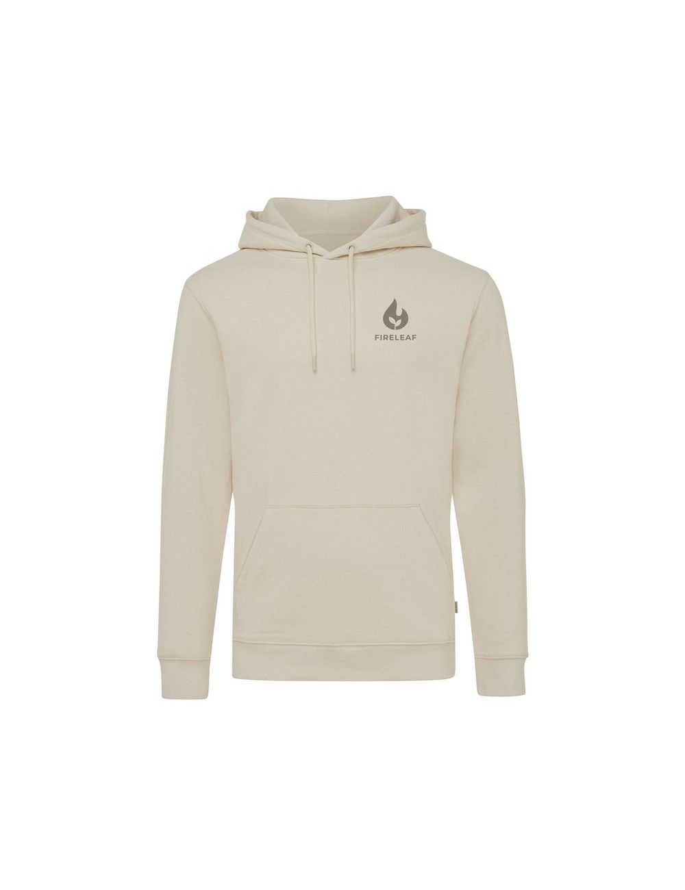 Bluza z kapturem z niebarwionej bawełny z...