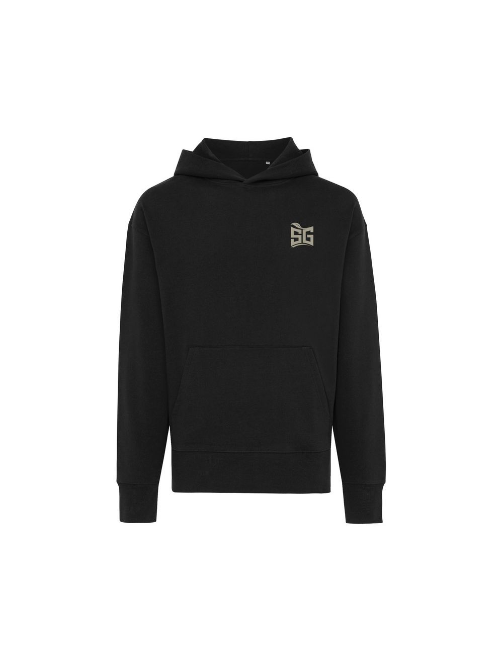 Luźna bluza z kapturem z bawełny z recyklingu...