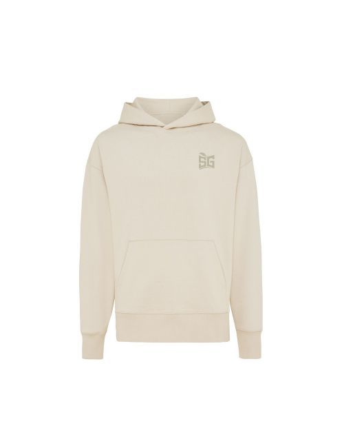 Luźna bluza z kapturem z bawełny z recyklingu Iqoniq Yoho