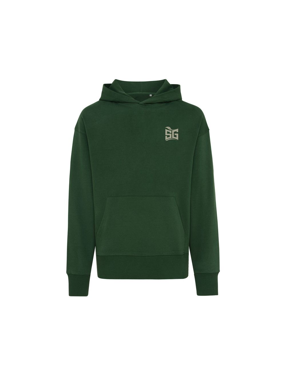 Luźna bluza z kapturem z bawełny z recyklingu...