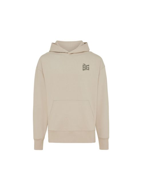 Luźna bluza z kapturem z bawełny z recyklingu Iqoniq Yoho