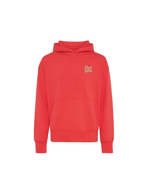 Luźna bluza z kapturem z bawełny z recyklingu Iqoniq Yoho