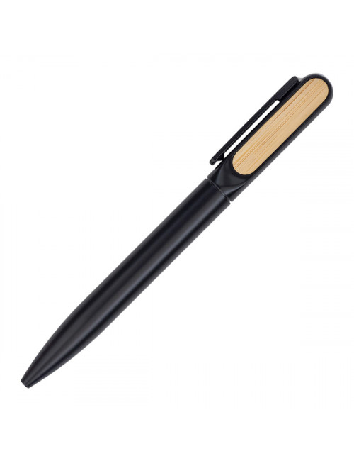 Metalowy długopis w etui Jerome, czarny