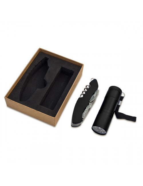 Zestaw narzędzi w pudełku Camden, czarny 