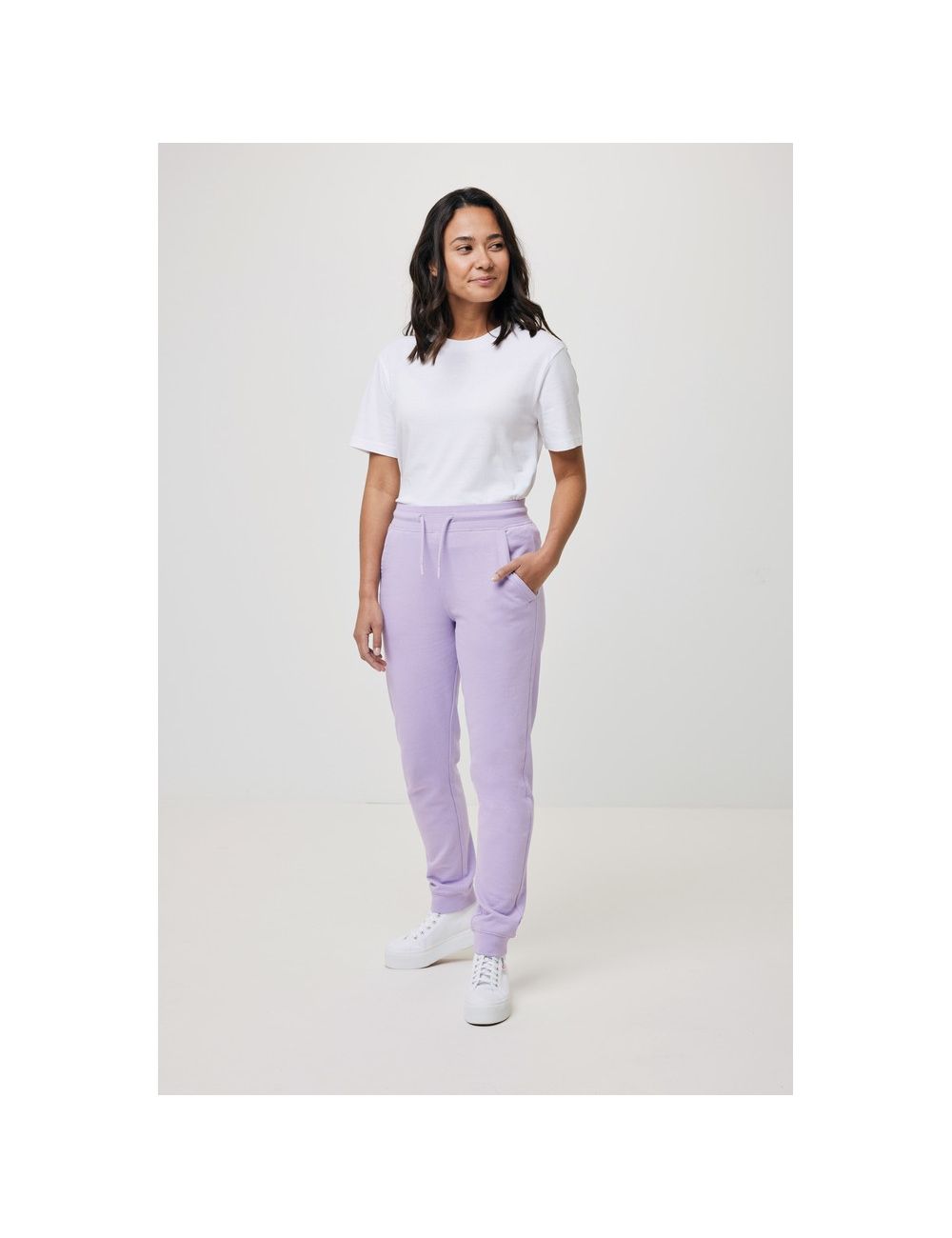 Spodnie dresowe z bawełny z recyklingu Iqoniq...