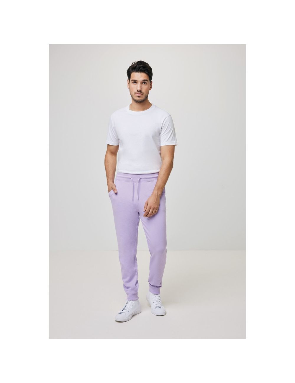 Spodnie dresowe z bawełny z recyklingu Iqoniq...