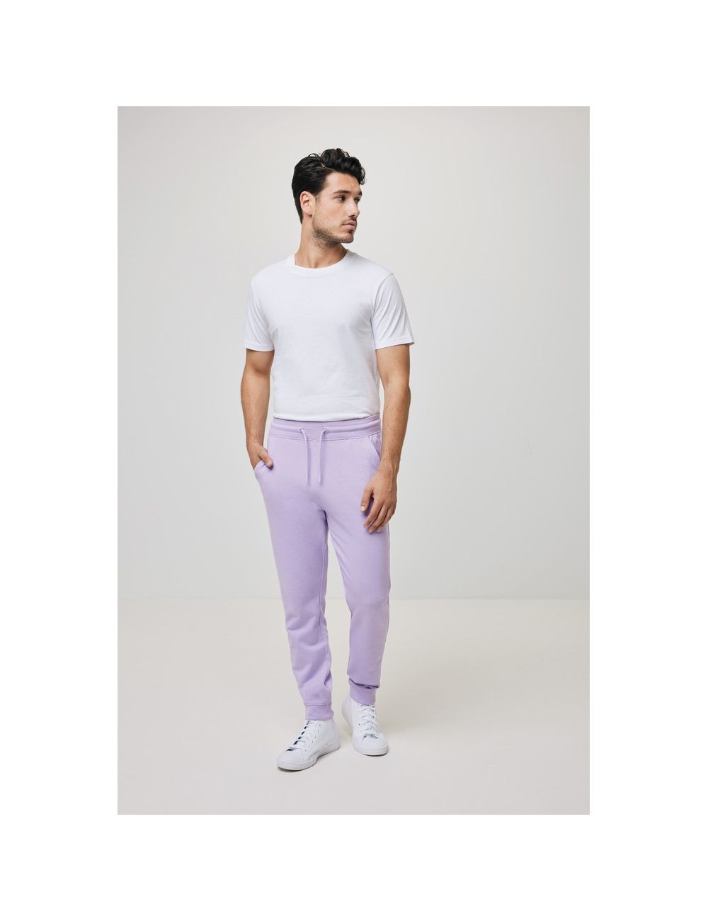 Spodnie dresowe z bawełny z recyklingu Iqoniq...