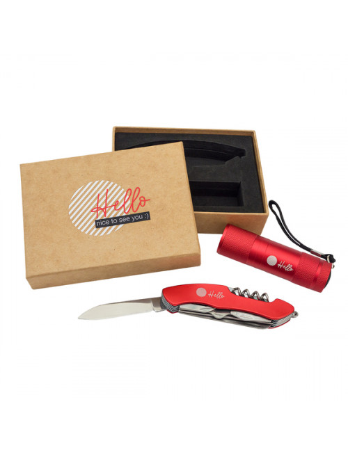 Zestaw narzędzi w pudełku Camden, czerwony 