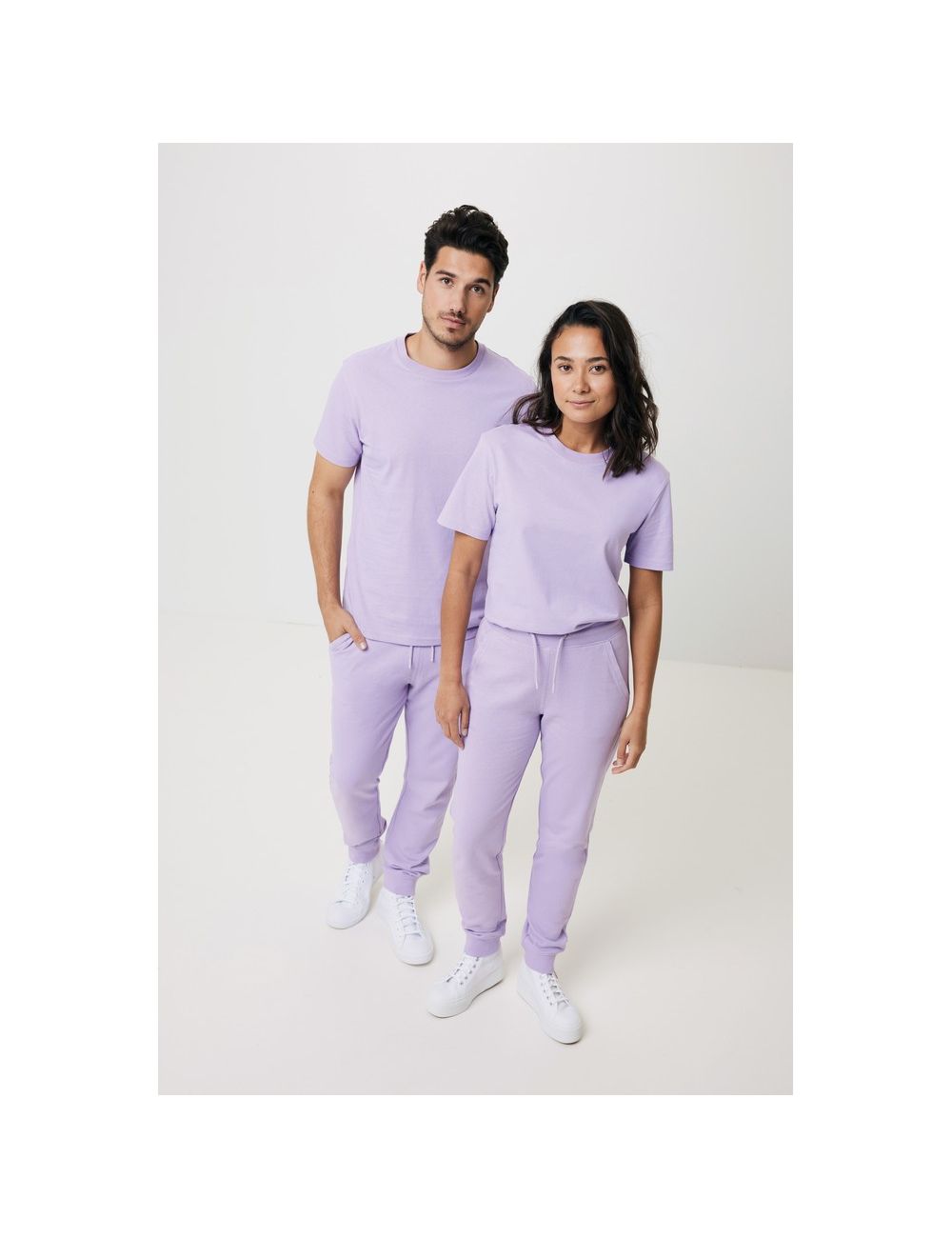 Spodnie dresowe z bawełny z recyklingu Iqoniq...